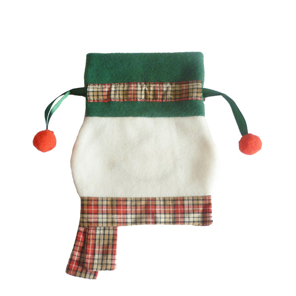 Bolsa de Regalo Navideña Muñeco de Nieve para Dulces