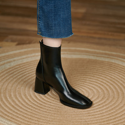 Botines de Tacón Alto para Mujer con Cierre Trasero - Image 5