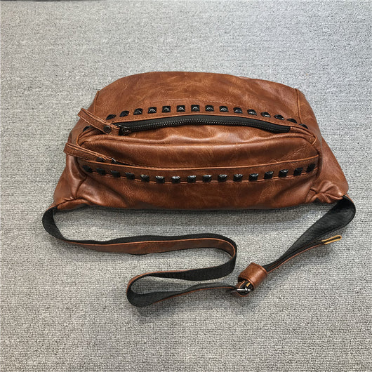 Mochila Urbana de Un Hombro con Diseño Diagonal para Hombre - Image 3