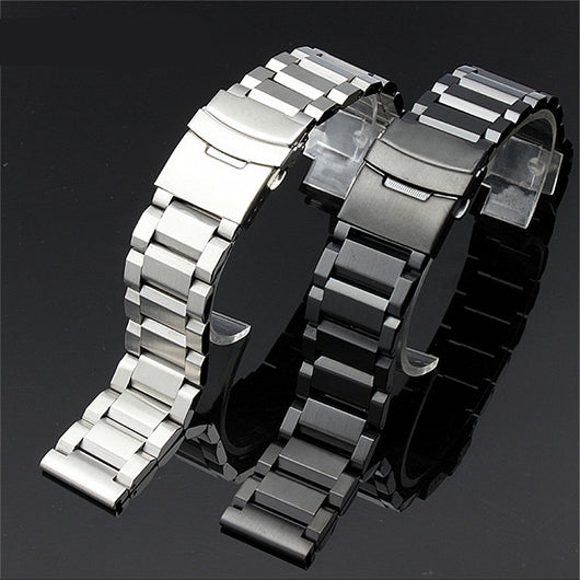 Hebilla de Doble Seguridad en Acero Inoxidable Sólido con Liberación Rápida