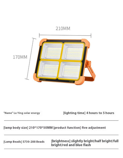 Linterna Portátil Solar para Camping y Actividades Outdoor - Image 12