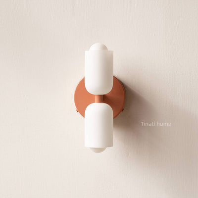 Lámpara de Pared Doble Cabezal Estilo Crema para Dormitorio - Image 4