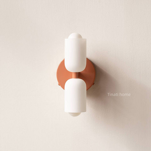 Lámpara de Pared Doble Cabezal Estilo Crema para Dormitorio - Image 4
