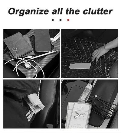 Organizador de Asiento Trasero Auto con Bandeja Plegable y Soporte para Tablet - Image 10