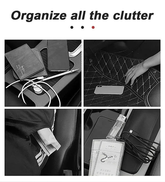 Organizador de Asiento Trasero Auto con Bandeja Plegable y Soporte para Tablet - Image 10