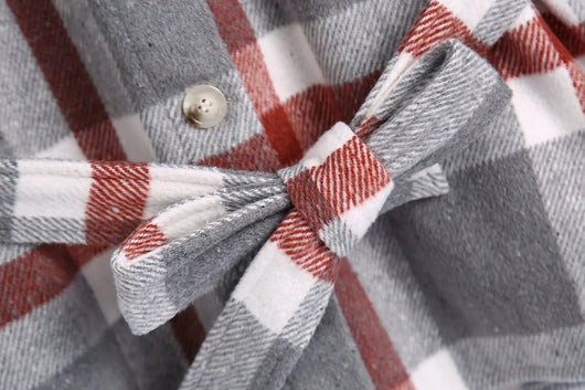 Camisa de Cuadros Lana Premium Estilo Casual Urbano - Image 10