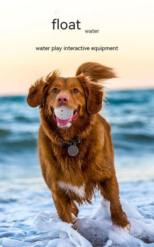 White bone-shaped dog toy with colorful speckles, labeled as interactive and bite-resistant. - Image 11