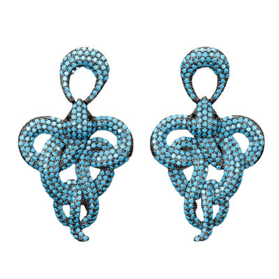 Aretes de Serpiente Estilo Gótico Grandes - Image 5