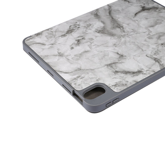 Funda Tri-fold para Tablet 9" con Ranura para Bolígrafo y Diseño Marmolado - Image 18