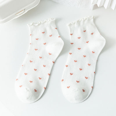 Calcetines Cortos de Encaje Japonés para Mujer - Image 5