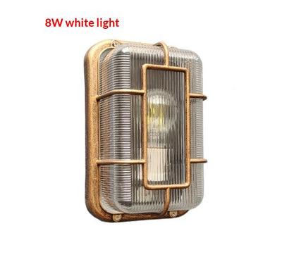 Luminaria Decorativa Industrial Retro de Aluminio Fundido para Exteriores - Image 10