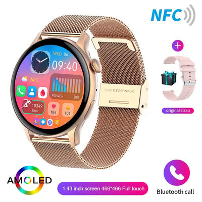 Reloj Inteligente Deportivo con NFC, Llamadas Bluetooth y Monitor de Presión Arterial - Image 16