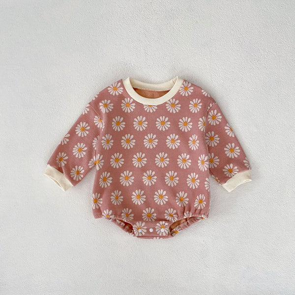 Mono Largo Estampado Floral con Mangas Largas - Image 6