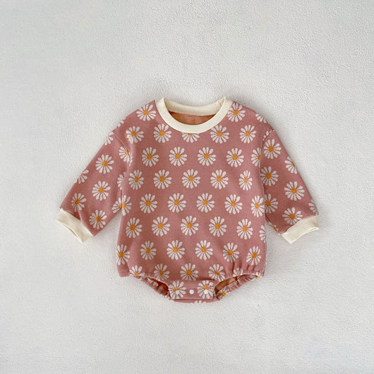 Mono Largo Estampado Floral con Mangas Largas - Image 6