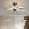Lámpara Ventilador de Techo Nórdico Luxury - Diseño Moderno y Minimalista
