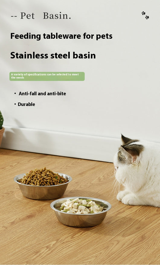 Comedero de Acero Inoxidable para Perros y Gatos - Antideslizante y Fácil de Limpiar - Image 10