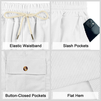Shorts de Pana para Hombre con Múltiples Bolsillos - Image 37