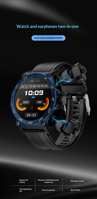 Smartwatch con Llamadas Bluetooth y Auriculares TWS Integrados - Image 7
