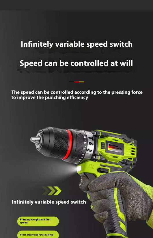 Taladro Percutor Inalámbrico Brushless con Batería de Litio - Image 21