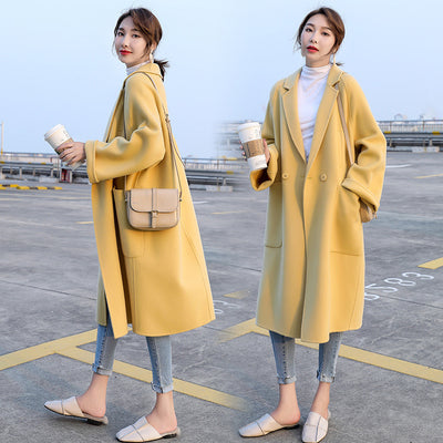 Abrigo Cashmere Reversible Largo Suelto
