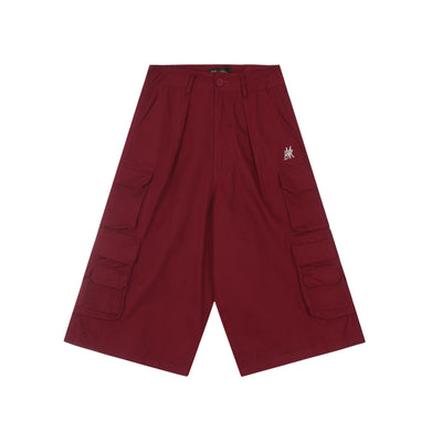 Overol Denim Retro Americano Rojo Cropped - Image 2