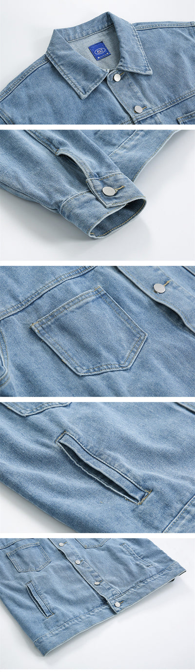 Chaqueta Denim Suelta Trendy para Trabajo - Image 8