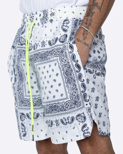 Pantalones Sueltos de Baloncesto Hip-hop Flor de Cajú para Hombre