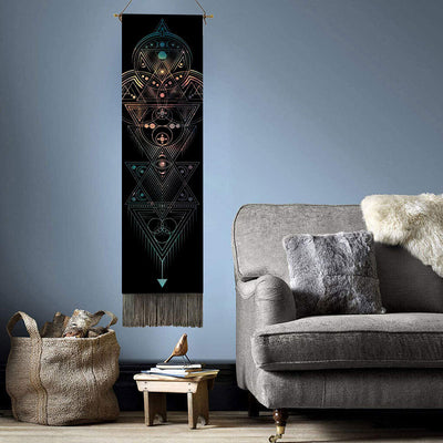 Tapiz Bohemio Chakras con Borlas - Decoración Mística para tu Hogar - Image 7