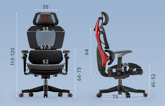 Silla Gamer Ergonómica con Soporte Lumbar y Reclinación - Image 7