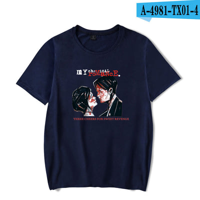 Playera Suelta My Chemical Romance para Hombre de Manga Corta - Image 2