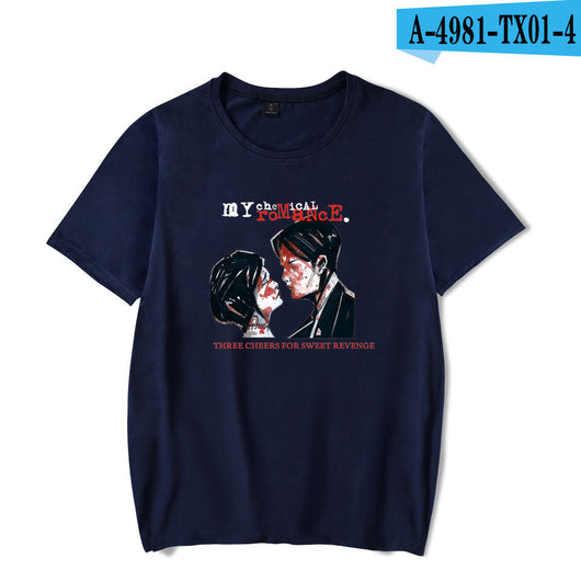 Playera Suelta My Chemical Romance para Hombre de Manga Corta - Image 2
