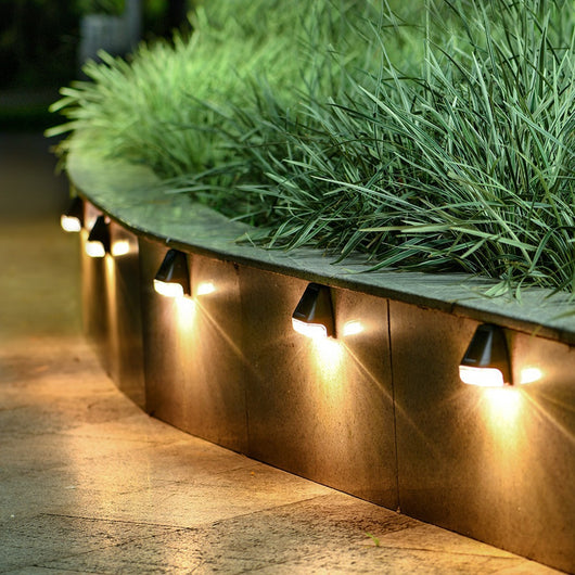 Luz LED Solar para Escaleras y Cercas - Lámpara Impermeable para Jardín