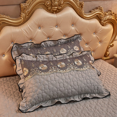 Funda de Almohada Acolchada con Encaje Reforzada - Image 9