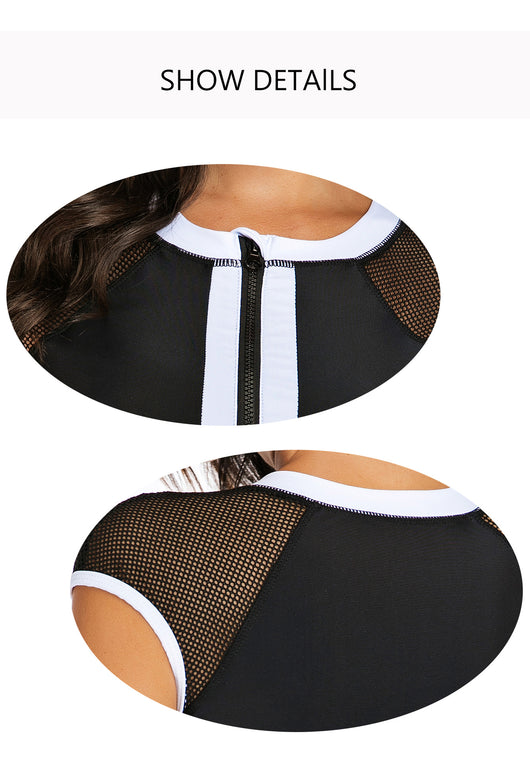 Traje de Baño Deportivo One-Piece Surfsuit - Image 12