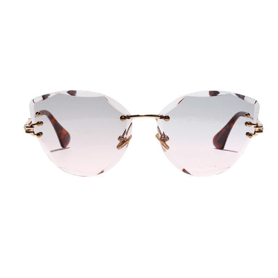 Gafas de Sol Retro Cat Eye para Mujer con Corte Diamante - Image 11