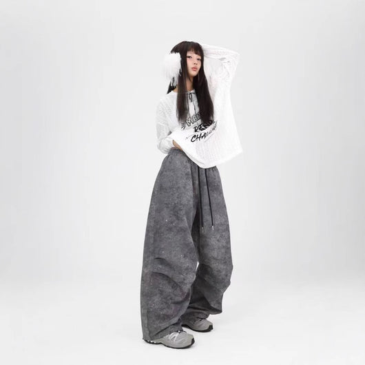 Overoles Retro Gris Carbón para Mujer - Image 3