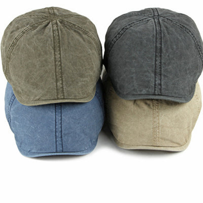 Boina Casual Primavera Verano Hombre Estilo Británico Retro