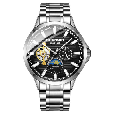 Reloj Mecánico Guanqin para Hombre - Elegancia Clásica - Image 6
