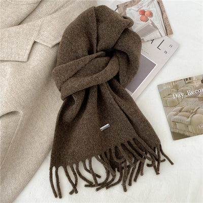 Bufanda Retro de Invierno Premium Multiuso Color Sólido - Image 12
