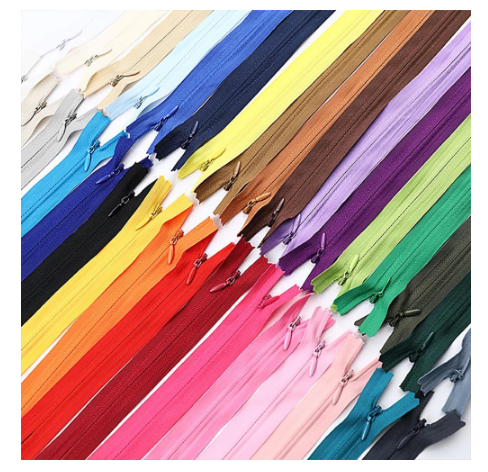 Cierre Invisible de Nylon Enrollado