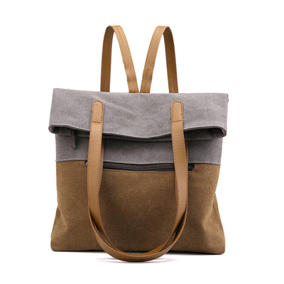 Mochila Convertible de Lona para Viajes y Uso Diario - Image 8