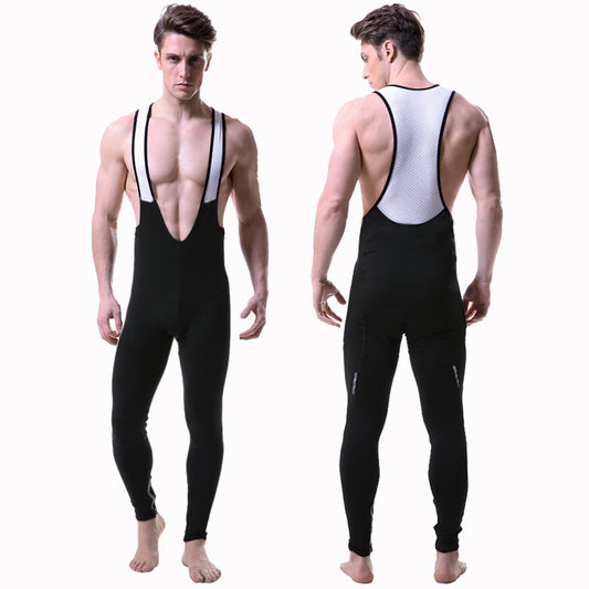 Pantalones Slim Negros con Tirantes Avanzados y Cojín de Silicona