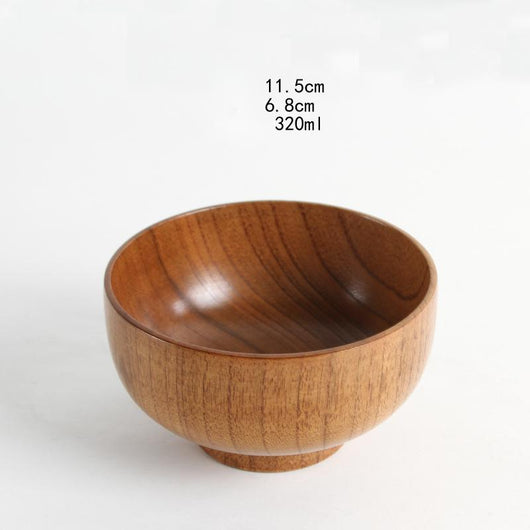 Cuenco de Madera de Azufaifa Estilo Japonés Natural - Image 38