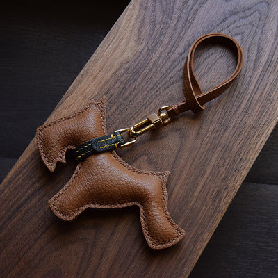 Llavero de Cuero Artesanal para Auto - Diseño Minimalista para Mujer - Image 4