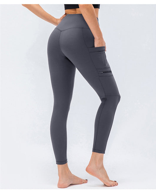 Pantalones de Sudadera Ajustados de Cintura Alta con Bolsillos Laterales - Image 24