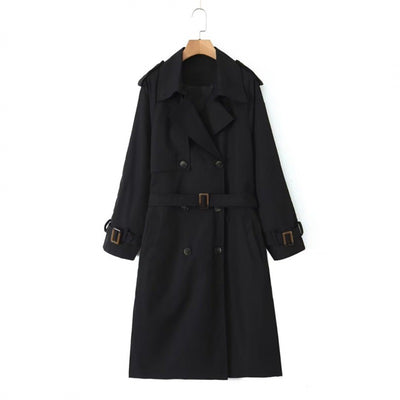 Abrigo Trench Casual Largo para Mujer - Image 6
