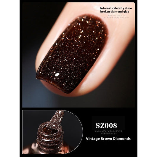 Esmalte de Uñas Diamante Disco 18 Colores - Brillo Súper Intenso - Image 12