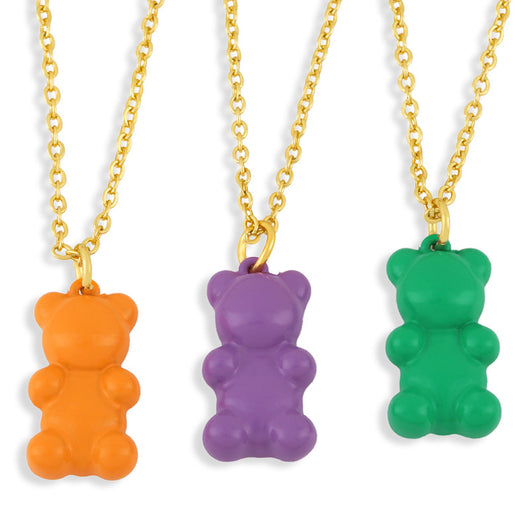 Collar Colgante Osito Adorable con Efecto Goteo de Color - Inspiración Bosque - Image 19
