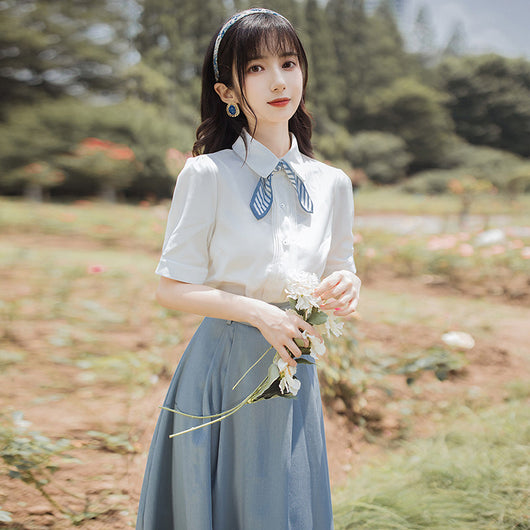 Traje de Vestido con Cintura Ajustable Diseño Minimalista para Mujer - Image 13