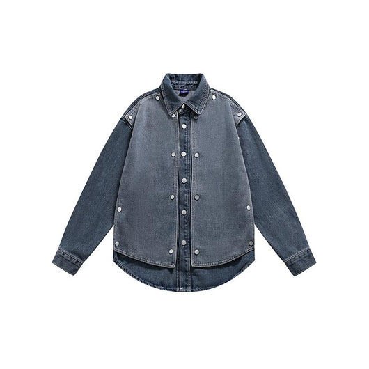 Chaqueta Denim Retro Lavada con Estilo Japonés - Image 23